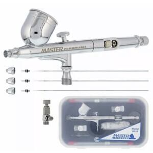 G233 Pro Set Master Gravity Airbrush Kit 3 Fluid Tips (Open Box)